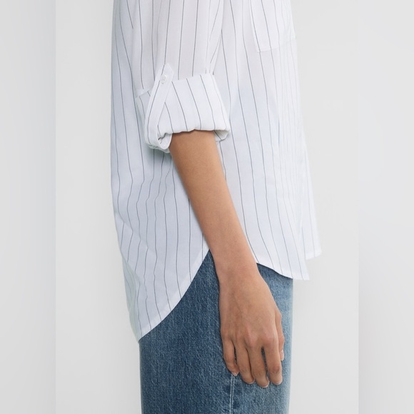 BABATON‎ white Utility buttoned Shirt with stripes size XL - Picture 8 of 13